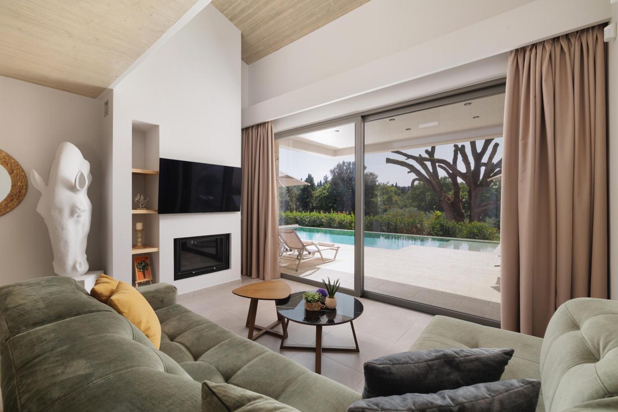 My Mediterranean Corfu Luxury Villa With Private Swimming Pool コントカリ エクステリア 写真