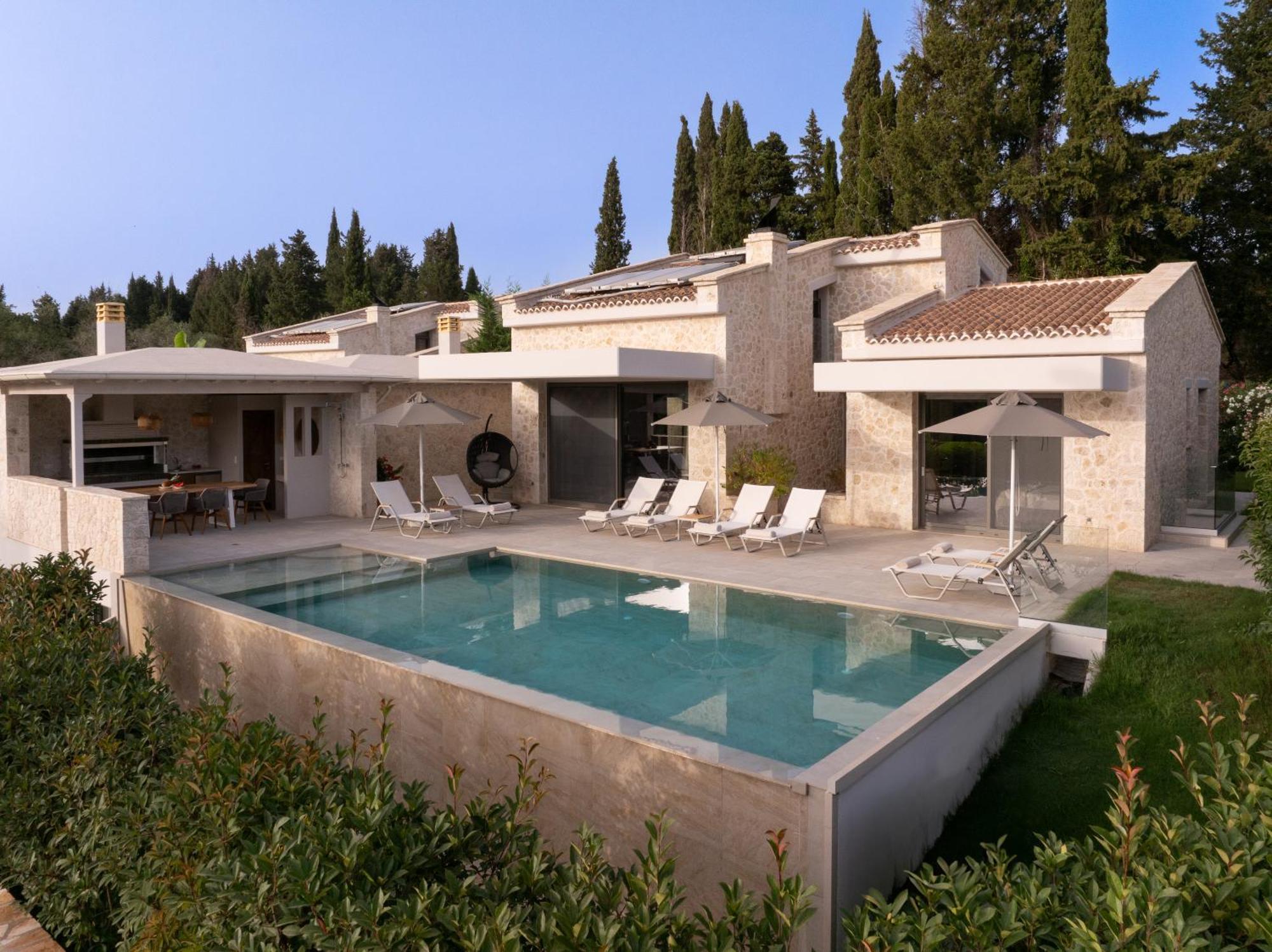 My Mediterranean Corfu Luxury Villa With Private Swimming Pool コントカリ エクステリア 写真