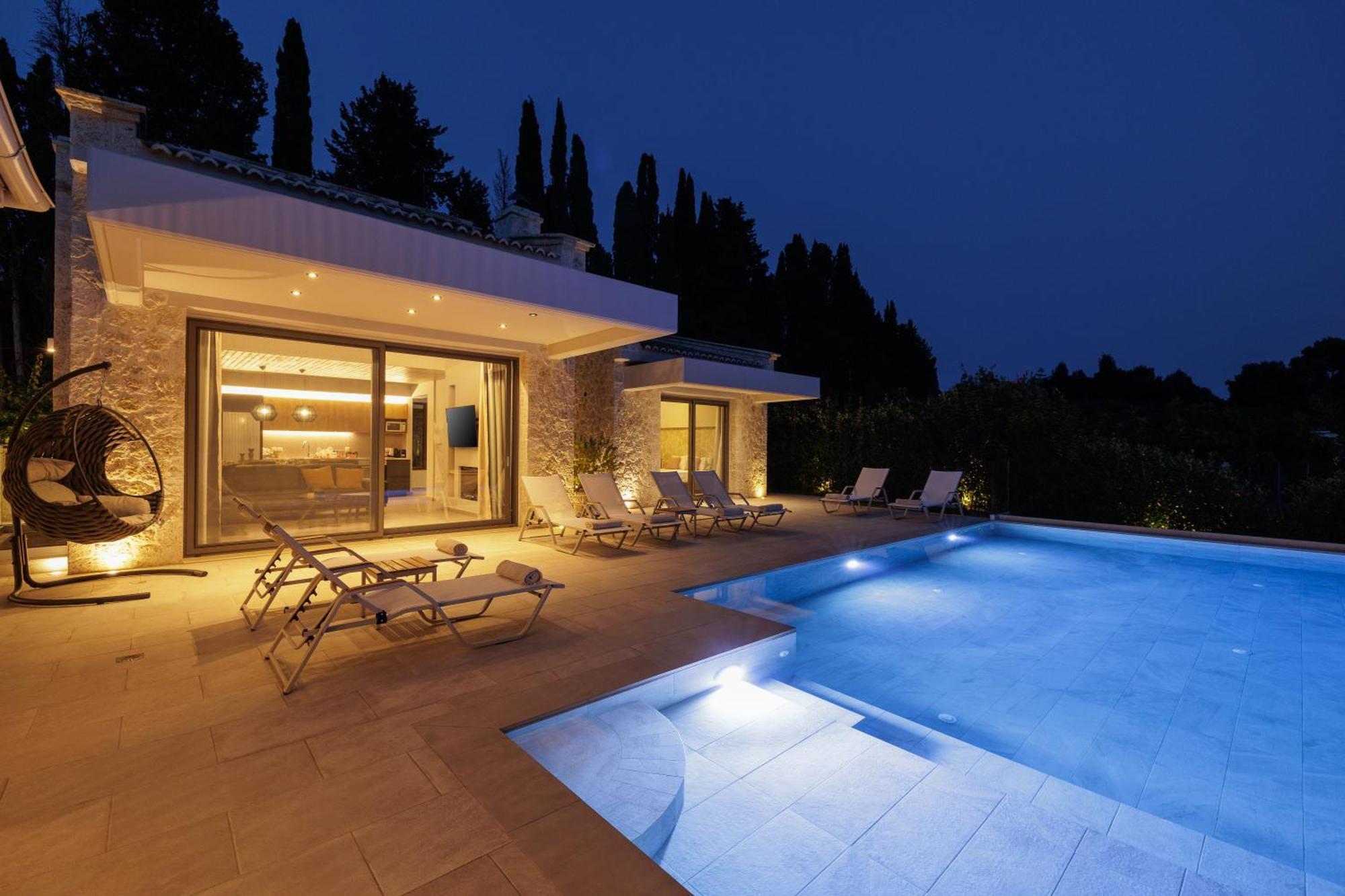 My Mediterranean Corfu Luxury Villa With Private Swimming Pool コントカリ エクステリア 写真